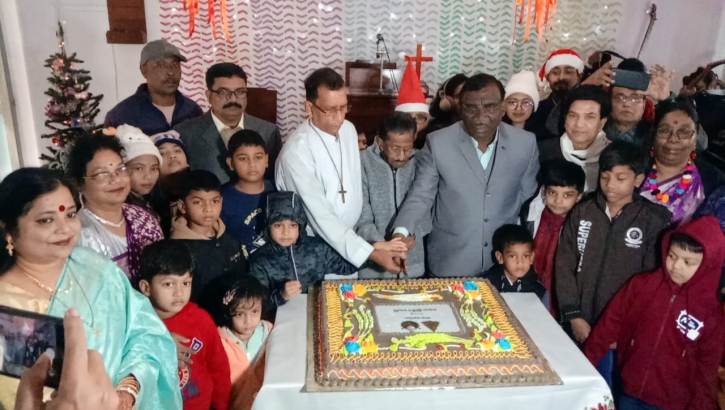 বগুড়ায় যথাযথ মর্যাদায় বড়দিন পালন